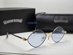 Очки Chrome Hearts 56-21-151 Black/Gold/Blue