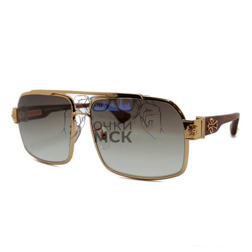 Очки Chrome Hearts HUMMER-I Коричневый градиент солнцезащитные мужские оригинал
