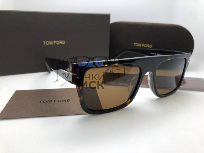 Очки Tom Ford Brown солнцезащитные унисекс женские мужские оригинал