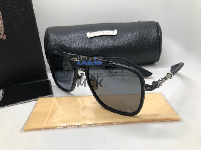 Очки Chrome Hearts BK56 Black солнцезащитные унисекс женские мужские оригинал