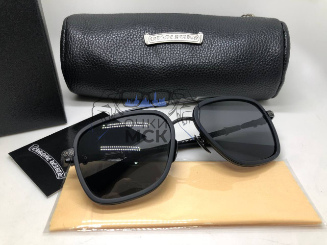 Очки Chrome Hearts BK56 Black солнцезащитные унисекс женские мужские оригинал