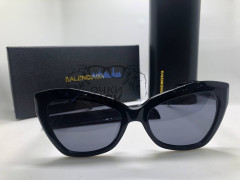 Очки Balenciaga Butterfly Silver Black/Black 