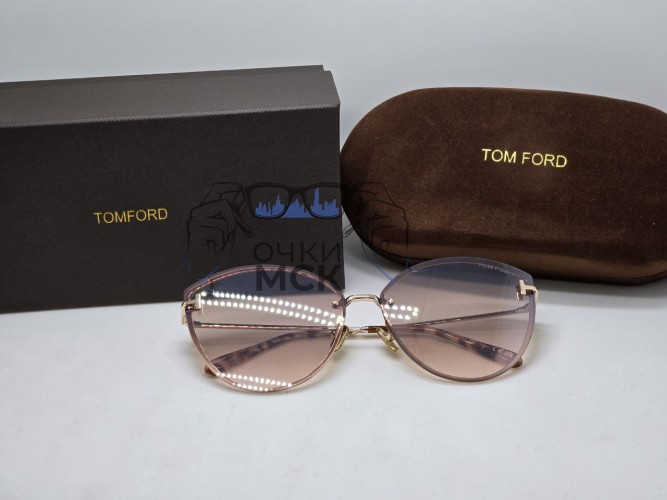 Очки Tom Ford FT 0715 Gold/Pink солнцезащитные женские оригинал