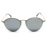 Очки Ray Ban RB3574N Blaze Round Серые зеркальные солнцезащитные унисекс женские мужские оригинал