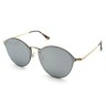 Очки Ray Ban RB3574N Blaze Round Серые зеркальные солнцезащитные унисекс женские мужские оригинал