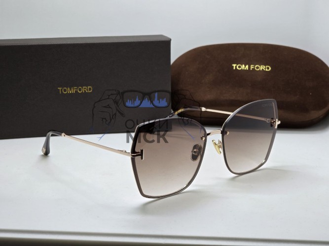 Очки Tom Ford FT 0715 Gold/Brown солнцезащитные женские оригинал