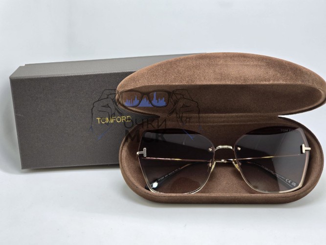 Очки Tom Ford FT 0715 Gold/Brown солнцезащитные женские оригинал