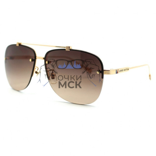 Очки Louis Vuitton Z0915 Коричневый градиент солнцезащитные мужские оригинал