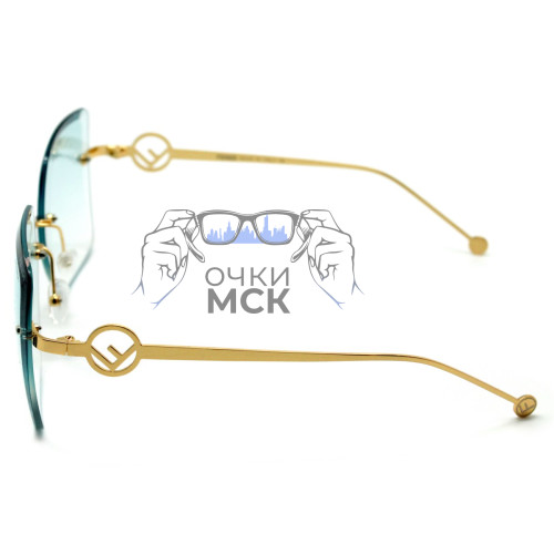 Очки Fendi F is Fendi FF0297/S Бирюзовый градиент солнцезащитные женские оригинал