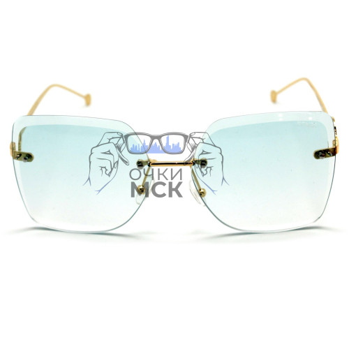 Очки Fendi F is Fendi FF0297/S Бирюзовый градиент солнцезащитные женские оригинал