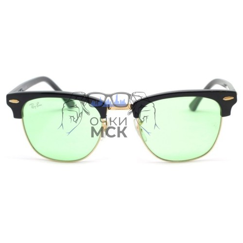 Очки Ray Ban Clubmaster RB 3016 Салатовый солнцезащитные унисекс женские мужские оригинал