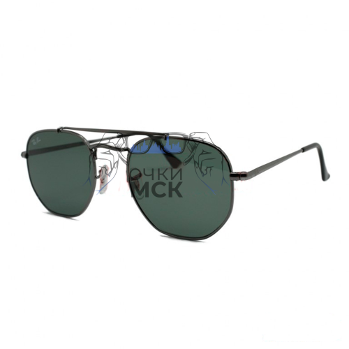 Очки Ray Ban The Marshal RB3648 серо-зелёный солнцезащитные унисекс женские мужские оригинал