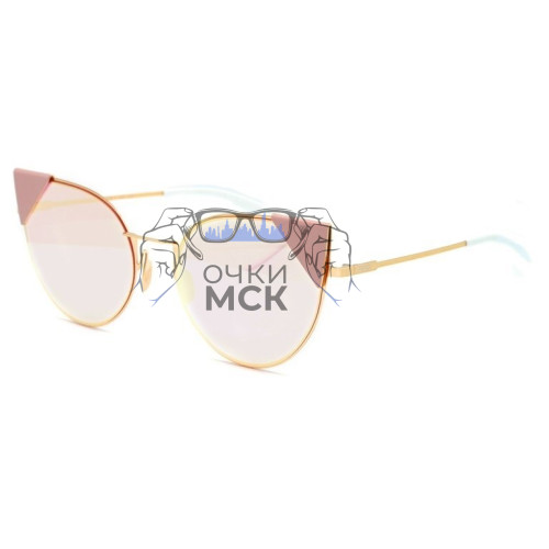 Очки Fendi LEI FF 0190/S Розовый зеркальный солнцезащитные женские оригинал