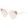 Очки Fendi LEI FF 0190/S Розовый зеркальный солнцезащитные женские оригинал