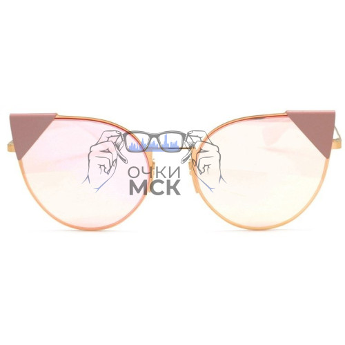 Очки Fendi LEI FF 0190/S Розовый зеркальный солнцезащитные женские оригинал