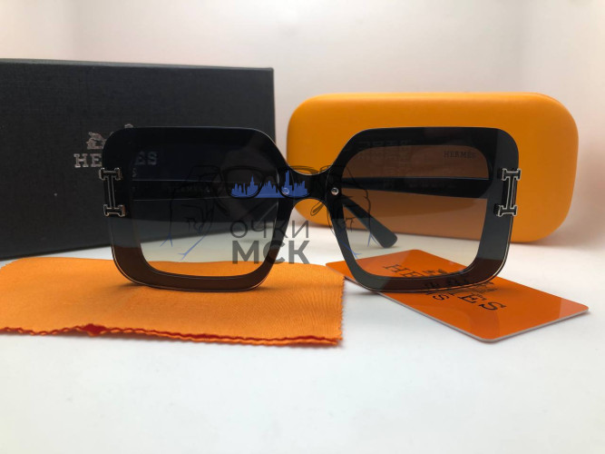 Очки Hermes Black солнцезащитные женские оригинал