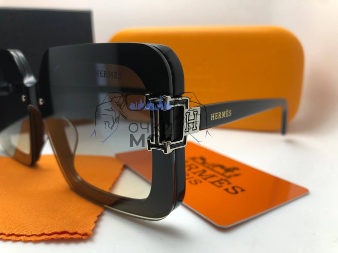Очки Hermes Black солнцезащитные женские оригинал