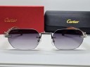 Очки Cartier СТ0362S Wood/Silver/Grey солнцезащитные унисекс женские мужские оригинал