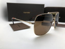 Очки Tom Ford Aviator Gold/Brown солнцезащитные унисекс женские мужские оригинал