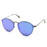 Очки Ray Ban RB3574N Blaze Round Ярко-синие зеркальные солнцезащитные унисекс женские мужские оригинал