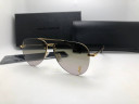 Очки Saint Laurent Aviator Brown/Gold солнцезащитные унисекс женские мужские оригинал