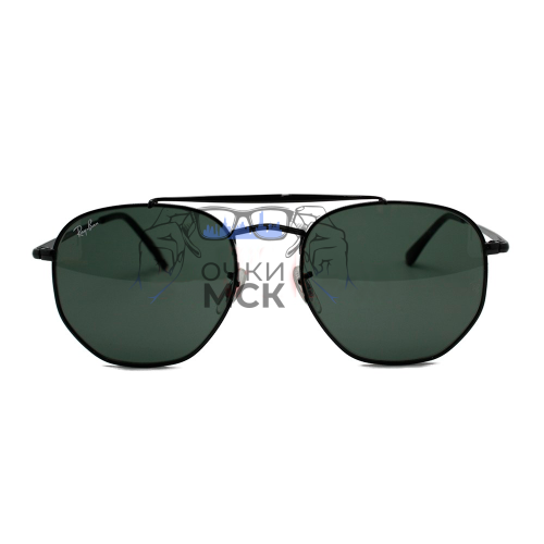 Очки Ray Ban The Marshal RB3648 серо-зелёный солнцезащитные унисекс женские мужские оригинал