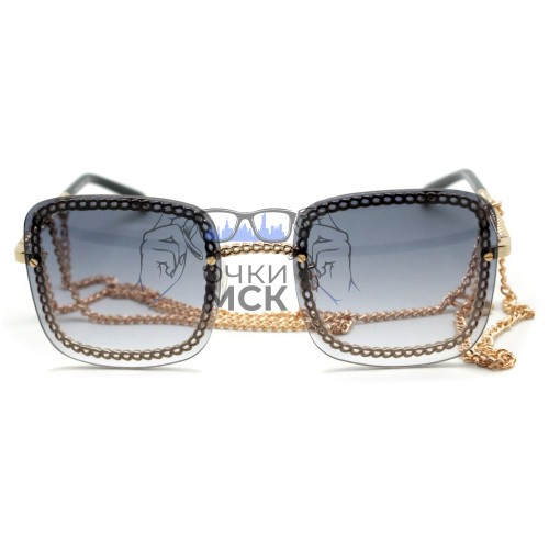 Очки Chanel 4244 Серый градиент солнцезащитные женские оригинал