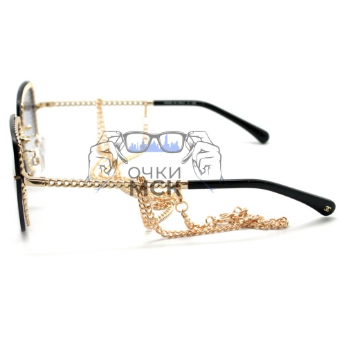 Очки Chanel 4244 Серый градиент солнцезащитные женские оригинал