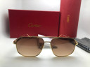 Очки Cartier Gold/Brown Коричневый градиент солнцезащитные унисекс женские мужские оригинал