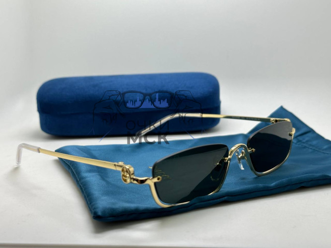 Очки Gucci Low Vintage Gold/Green солнцезащитные женские оригинал
