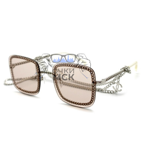 Очки Chanel 4244 Коричневые солнцезащитные женские оригинал