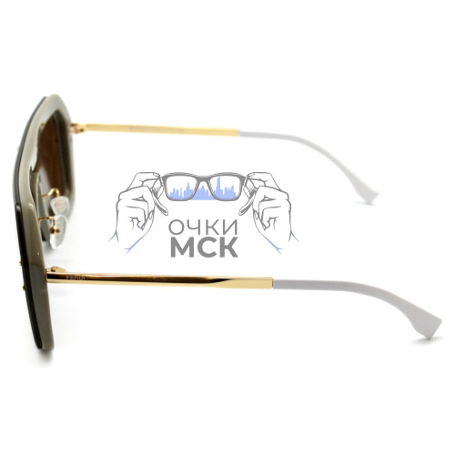 Очки Fendi Fabulous FFM 0366/G/S Коричневые солнцезащитные женские оригинал