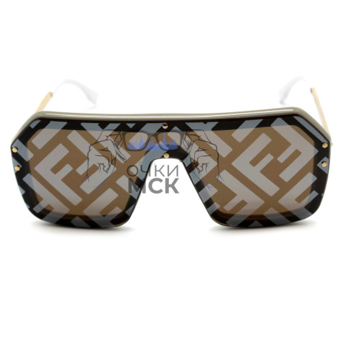 Очки Fendi Fabulous FFM 0366/G/S Коричневые солнцезащитные женские оригинал