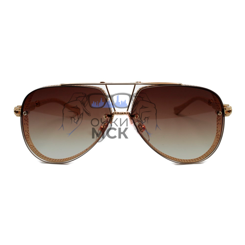 Очки Chrome Hearts POSTYANK Коричневый градиент солнцезащитные мужские оригинал