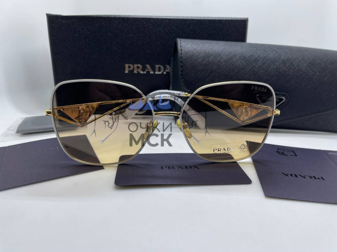 Очки Prada Avia S Gold солнцезащитные женские оригинал