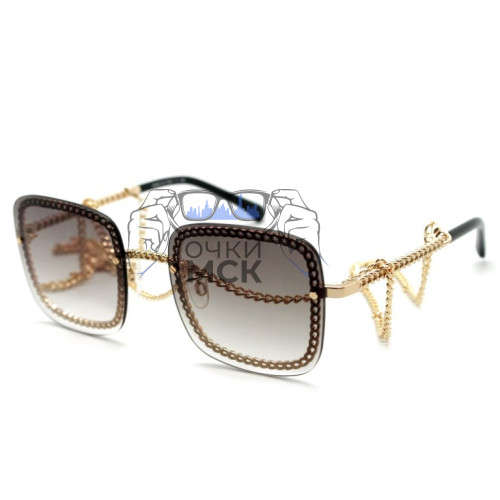 Очки Chanel 4244 Коричневый градиент солнцезащитные женские оригинал