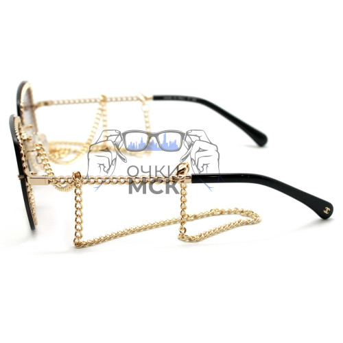 Очки Chanel 4244 Коричневый градиент солнцезащитные женские оригинал