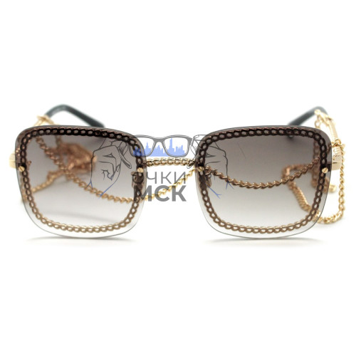 Очки Chanel 4244 Коричневый градиент солнцезащитные женские оригинал