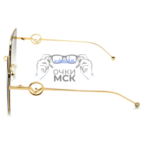 Очки Fendi F is Fendi FF0323 Коричневый градиент солнцезащитные женские оригинал