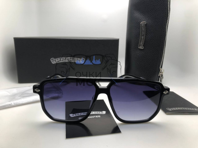 Очки Chrome Hearts 14-156 Black солнцезащитные унисекс женские мужские оригинал