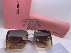 Очки Miu Miu Pink/Gold