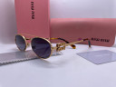 Очки Miu Miu Vintage Gold/Black солнцезащитные женские оригинал