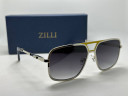 Очки Zilli Aviator Silver/Black Черный градиент солнцезащитные унисекс женские мужские оригинал