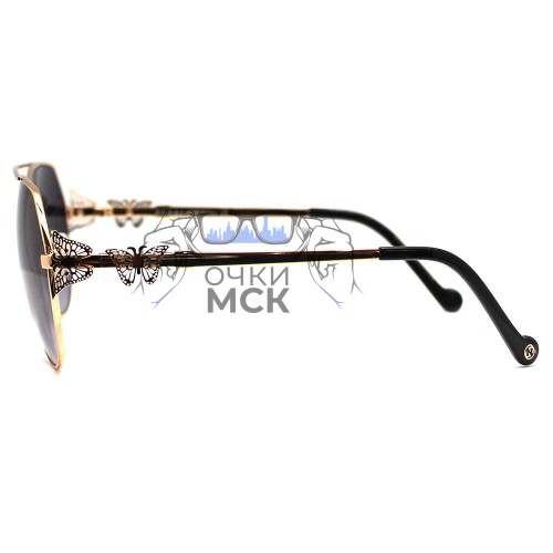 Очки Gucci GG0108S Тёмно-серый градиент солнцезащитные женские оригинал