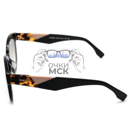 Очки Fendi Facets FF 0334/S Коричневый градиент солнцезащитные женские оригинал