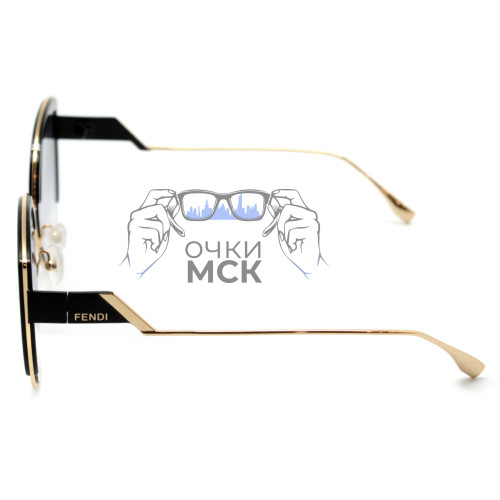 Очки Fendi F is Fendi 0337/S Серый градиент солнцезащитные женские оригинал