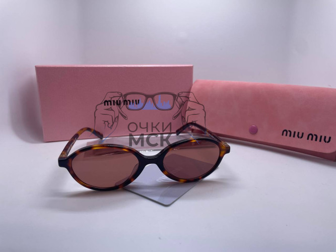 Очки Miu Miu Leo/Pink солнцезащитные женские оригинал