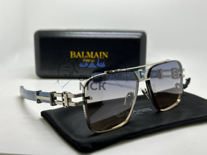 Очки Balmain Silver/Grey солнцезащитные унисекс женские мужские оригинал