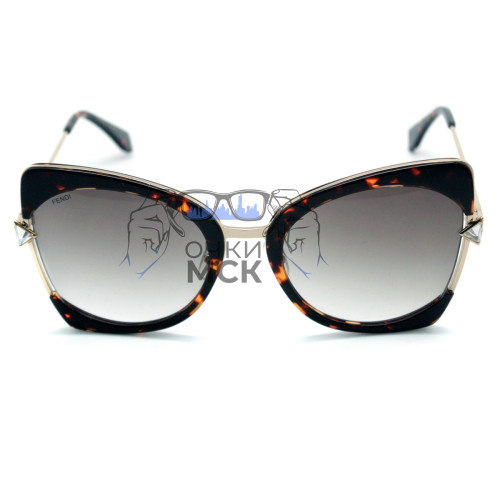 Очки Fendi FF 0306/S Коричневый градиент солнцезащитные женские оригинал