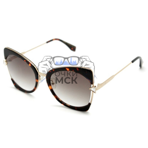 Очки Fendi FF 0306/S Коричневый градиент солнцезащитные женские оригинал